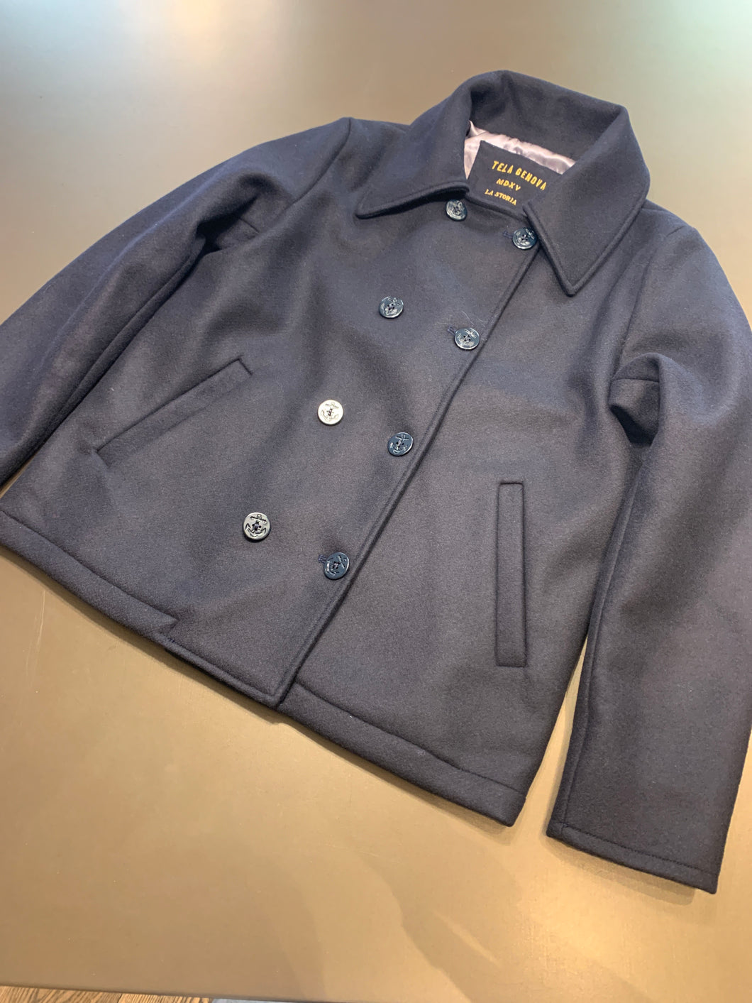 Tela Genova Art Peacoat